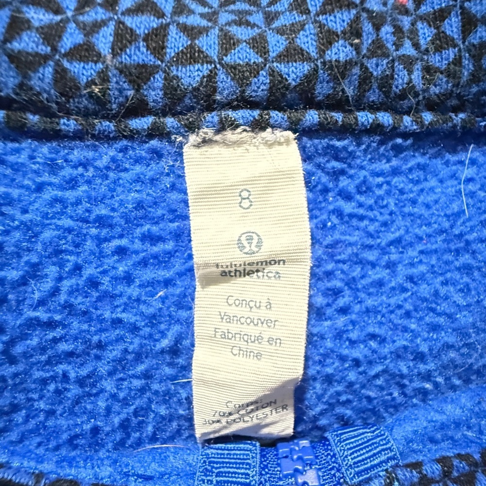 Lululemon Scuba Zip Up Hoodie - Double Diamond Baroque Blue - Picture 4 of 6